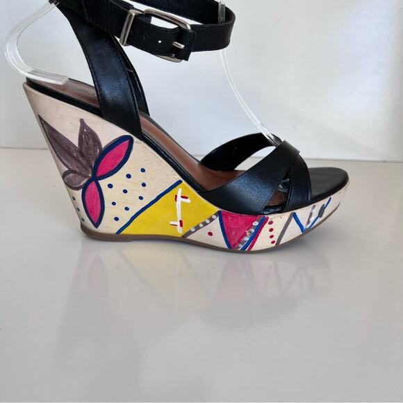 Colorful Wedge Sandals - Picture 10 of 15
